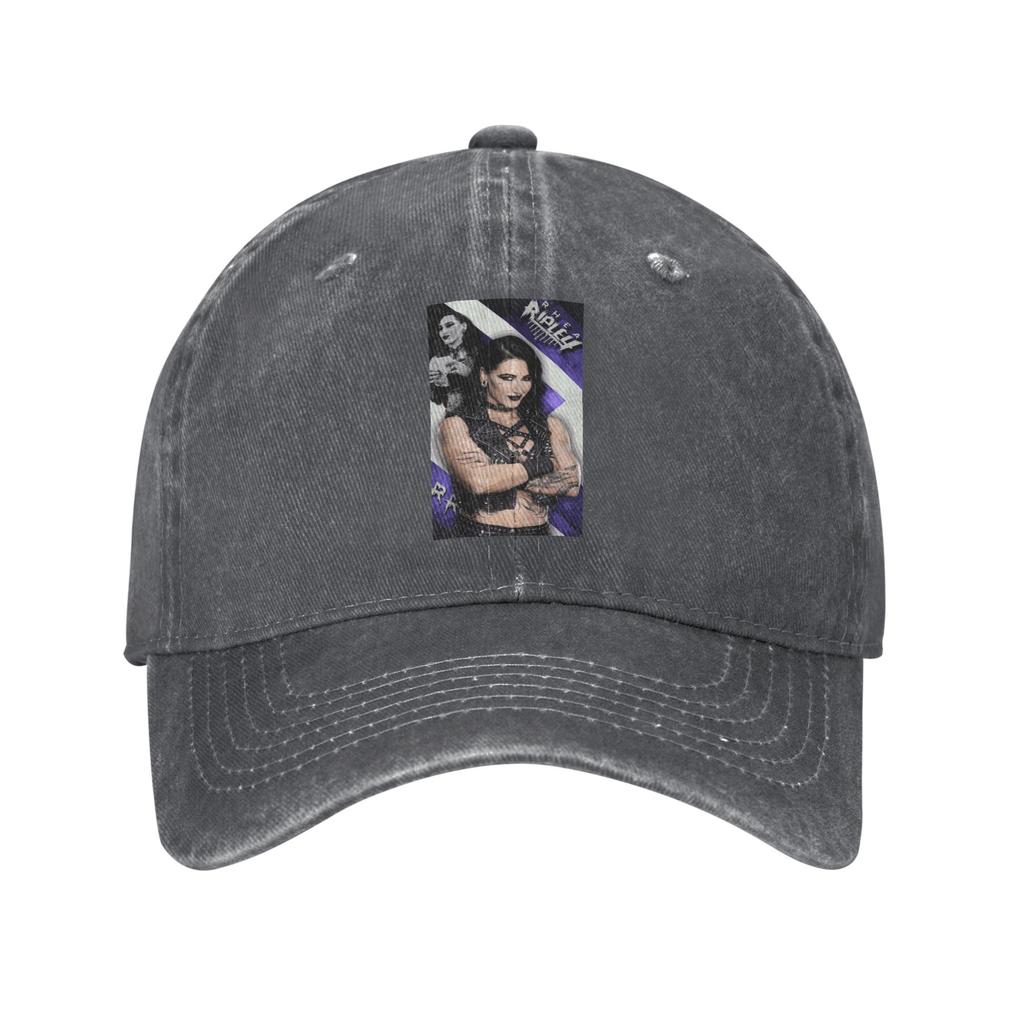 She Is My Mami! Rhea Ripley Bootleg Wrestler Denim Cap Casual Baseball Caps Adjustable Hat Summer Unisex Baseball Hats