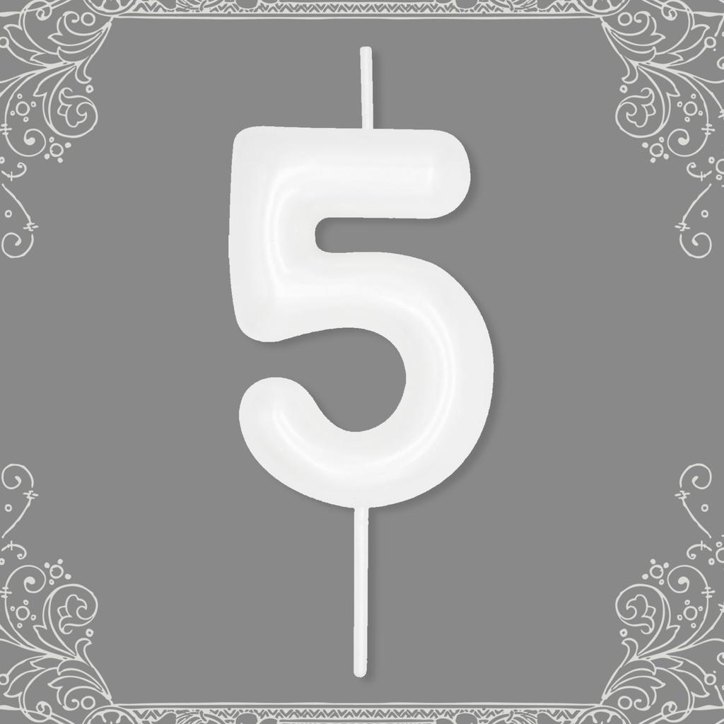 1 Pcs Birthday Number Candle,0-9 Number Candle for Birthday Party Decoration, Number Candle for Cake Top