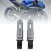 Motorcycle Rear Passenger Footrest T6063 Aluminum Alloy Anodizing Rear Foot Pegs for YZF R7 MT-07 MT-09 XSR 700