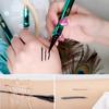 GECOMO Peacock Eyeliner Pen Quick-drying Waterproof and Sweat-proof Long-lasting Beginner-friendly Makeup Eyeliner
