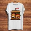 Meow Burger Neko Hamburger Funny Cat T Shirt,Men O-neck Streetwear Short Sleeve Casual TShirt,U