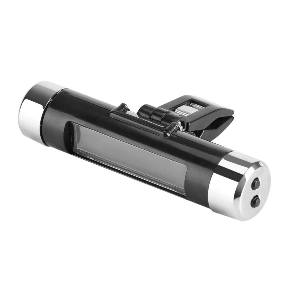 Car interior and exterior thermometer, digital time thermometer, car clock,