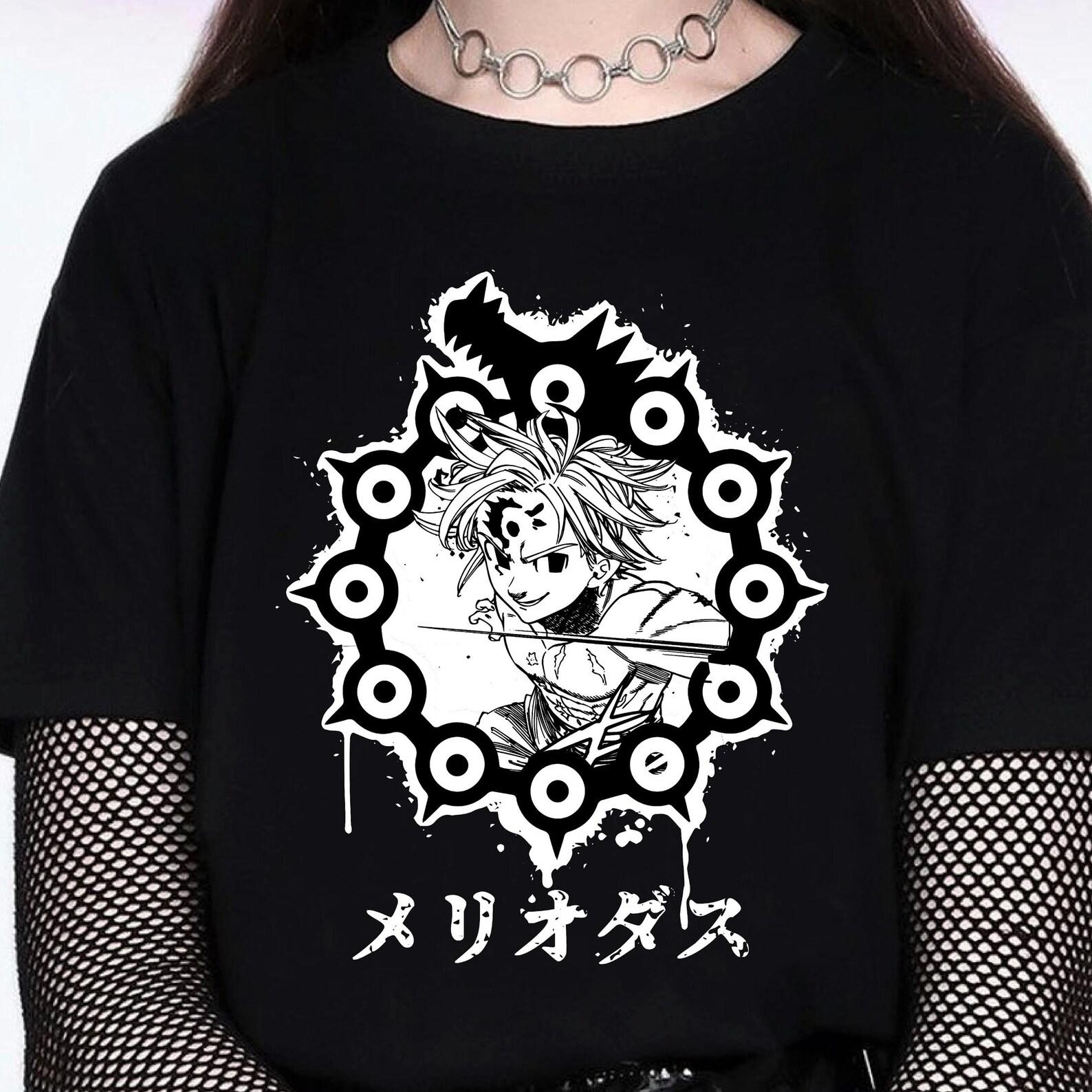 Meliodas Seven Deadly Sins T-Shirt – Anime Manga Tee,Nanatsu No Taizai Shirt,Meliodas Sweater XL