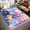 1pc My Little Pony3 Design Printed Area Rug Carpet for Bedroom Living Room Home Decor Rugs Mat Non Slip Mat Rug for Bedside