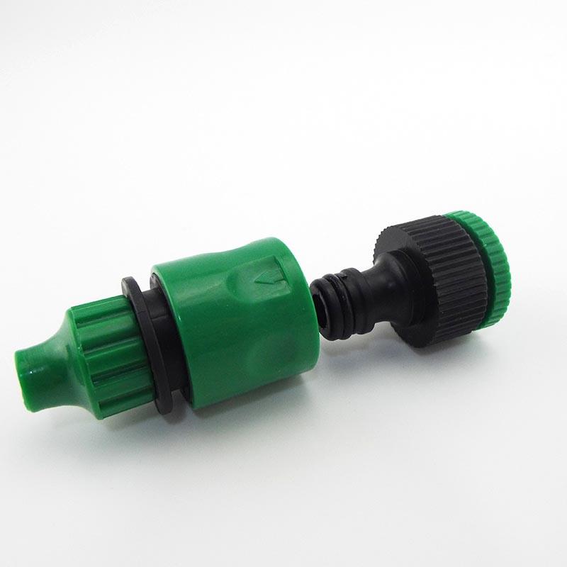 2 Connettori Rapidi Per Irrigazione - Adattatori Per Tubi 4/7mm E 8/11mm, Raccordo A Innesto Per Giardino E Orto - Plastica Resistente