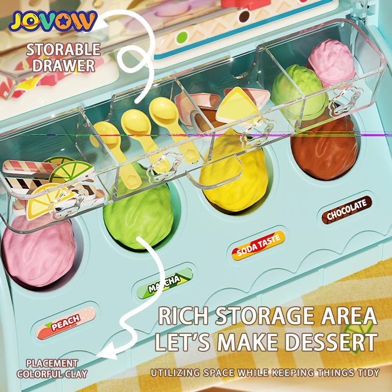 Kinder Farbton Knete Nudelmaschine DIY Knete Werkzeuge Eiscreme Plastilin Form Set Puzzle Spielzeug für Jungen Mädchen Geburtstagsgeschenk