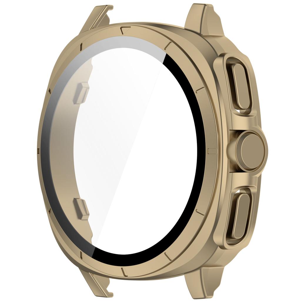 Glass+Case for Samsung Galaxy Watch 7 44/40mm Turning into Ultra 47mm Upgrade All-Around Protective Protector Cover Bumper