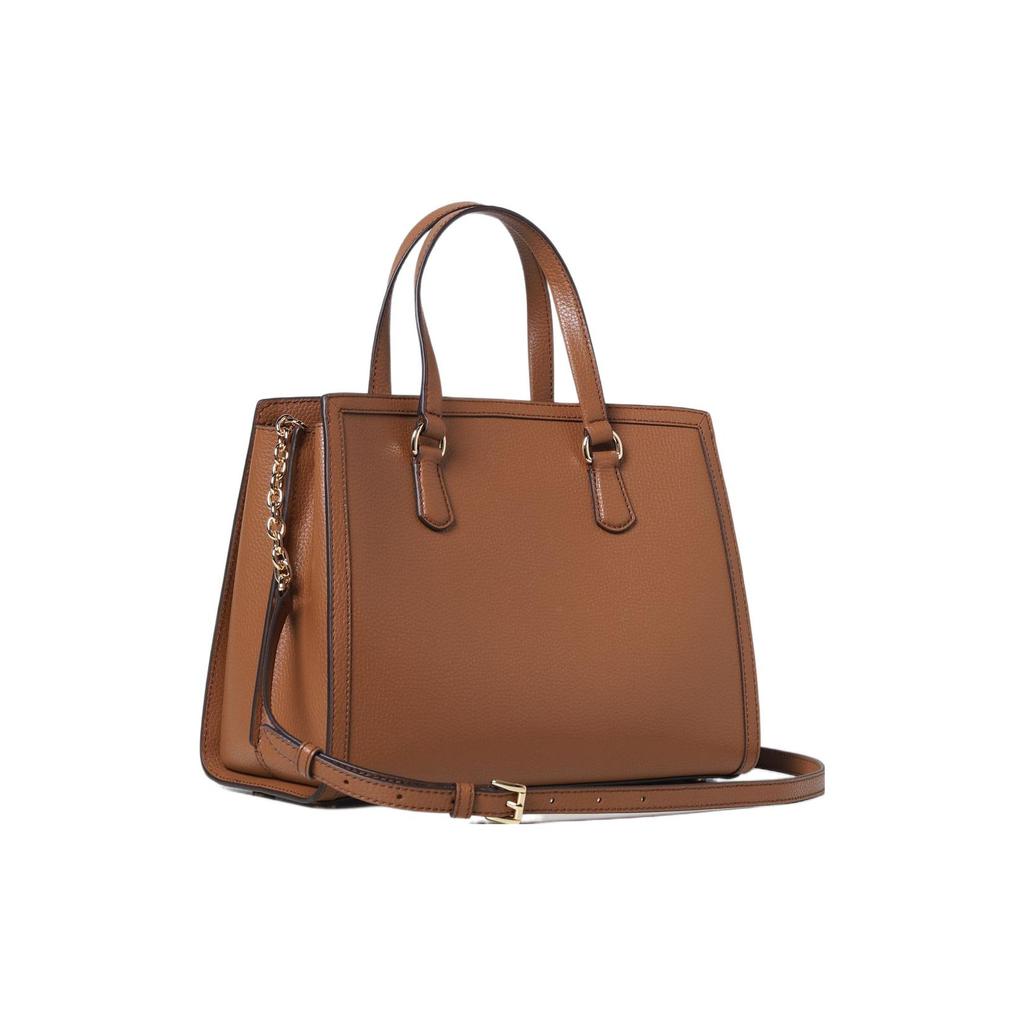 New MICHAEL KORS Chantal Split Cow Leather Tote Bag, Shopping Bag, Shoulder Bag, Handbag Medium Women's Leather Brown 30F2G7CS2T-230