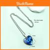 I'm Fine Everything Is Fine Heart Shaped Pendant Necklace Vintage Black Cat Design Fashionable Jewelry For All Genders