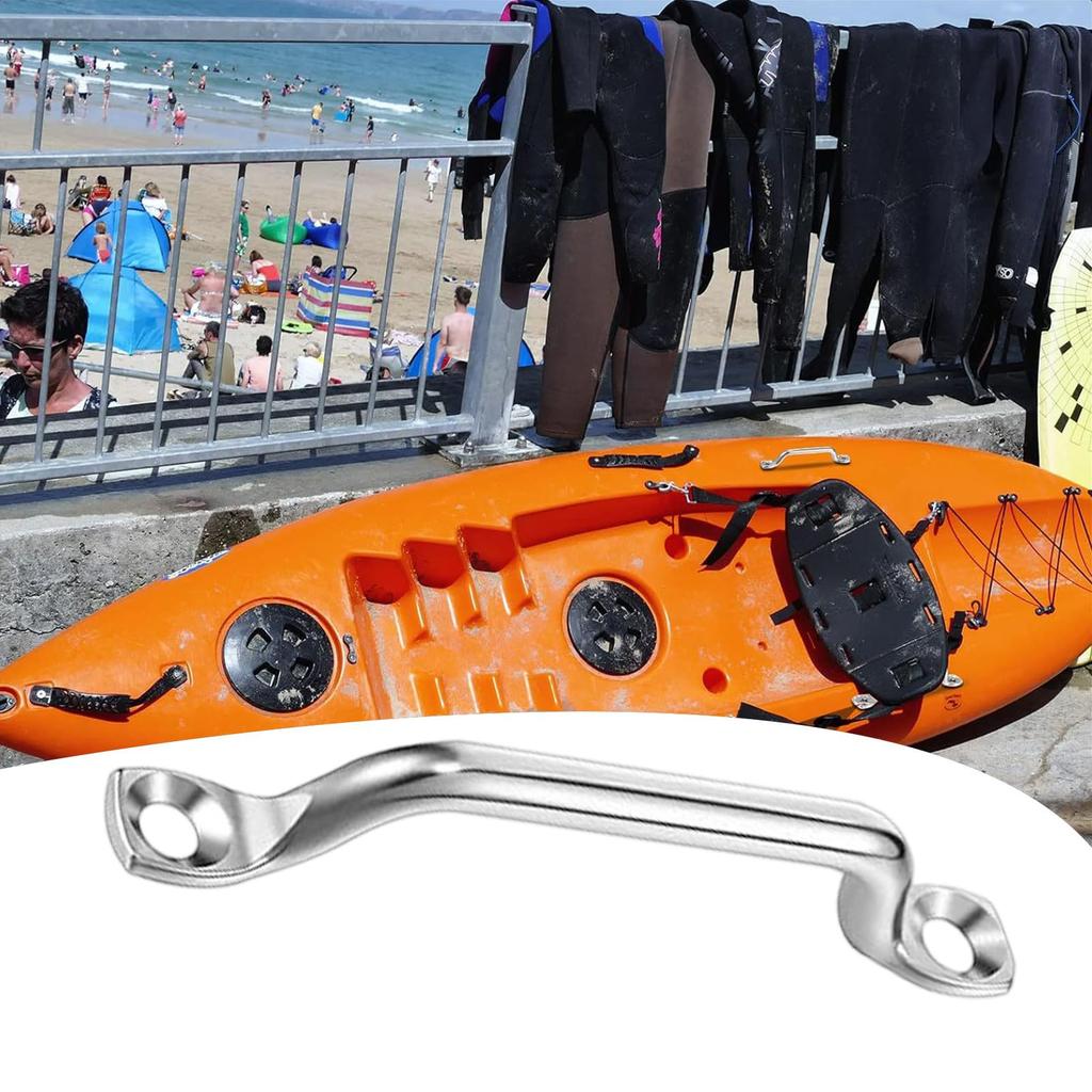 Vwuuya Footman Loop | 4 Stainless Steel Top Down Anchors for Kayak | Includes