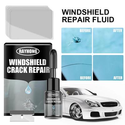 Windshield Crack Repair Fluid Car Window Repair Resin Windscreen Scratch Crack Restore Fluid Glass Curing Glue Car