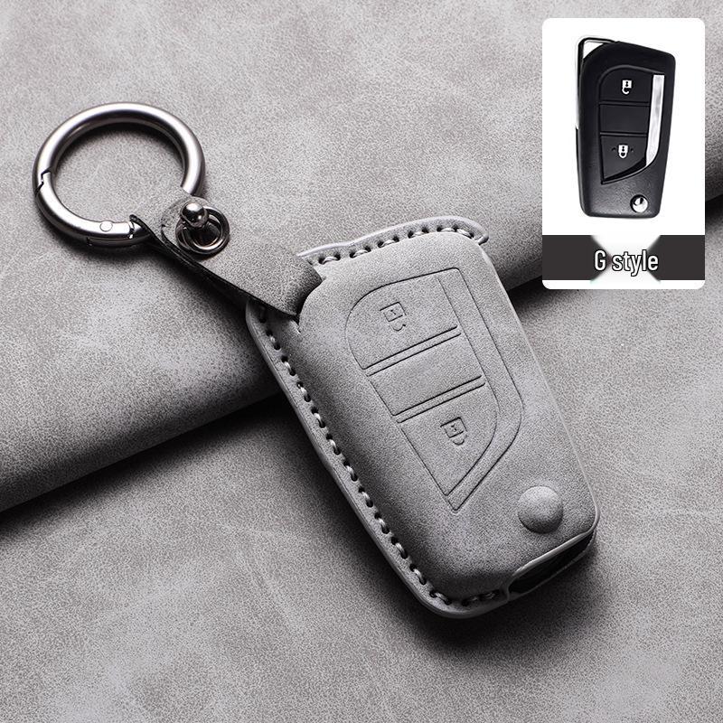 

Toyota Key Bag Cover for Alphard, RAV4, Camry, Highlander - Alcantara Suede