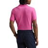Polo Ralph Lauren Custom Slim Fit Maglia Piqué di Cotone da Uomo Rosa-Rosa MNPOKNI1N823387-650