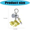 Auspicious Fish Keychain Representing Luck And Prosperity Plastic And Alloy Construction For Everyday Convenience