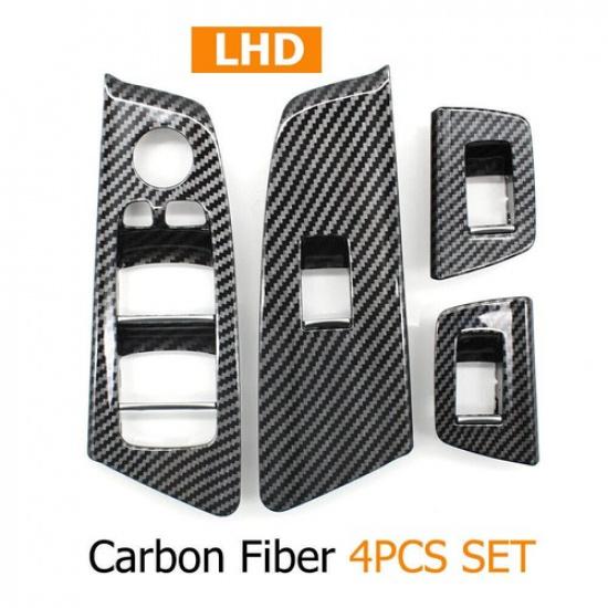 Car Door Handle Window Switch Panel Trim Cover for BMW 5 M5 G30 G31 2017-