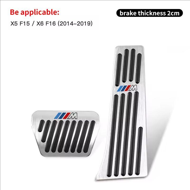 Accelerator Braking Foot Rest Pedal Cover For Car Bmw 3 5 6 7 Series X1 X2 X3 X4 X5 X6 F30 F10 E60G30 Automotive Interiors/Decal hkvr74