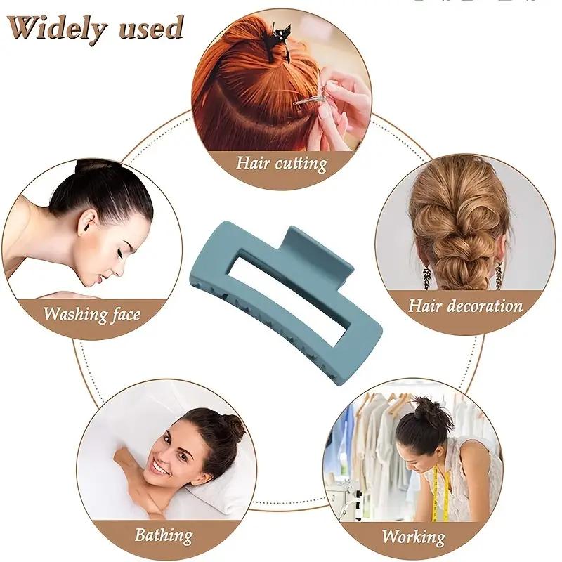 5 buc Agrafe pentru păr pentru femei - Agrafe pentru păr cu gheare pentru păr gros Agrafe pentru păr pentru femei Accesorii pentru păr Strong Hold Girls Design franțuzesc Jaw