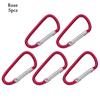 Flerfarget aluminiumsutstyr Legering karabiner Klatreknappspenne nøkkelring Camping Vandring Krok
