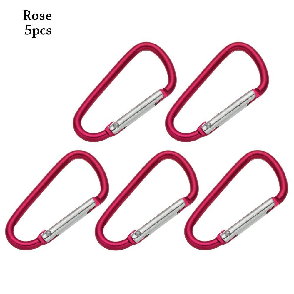 Flerfarget aluminiumsutstyr Legering karabiner Klatreknappspenne nøkkelring Camping Vandring Krok