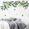 Decal Wall sticker Kitchen Living room Mural DIY Decoration Green Moisture-proof PVC Plant Removable Vinyl Art