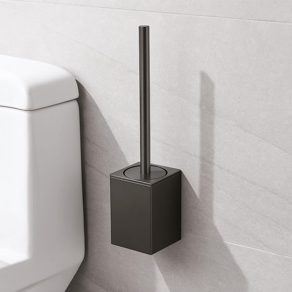 Metal Shell Toilet Brush Set No Dead Angle Bathroom Cleaning Brush  WC Maintenance