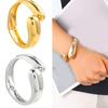 Exquisite Teardrop Open Cuff Bracelet Exaggerated Water Doplet Shaped Bangle Fashionable Wristwear for Casual and Formal