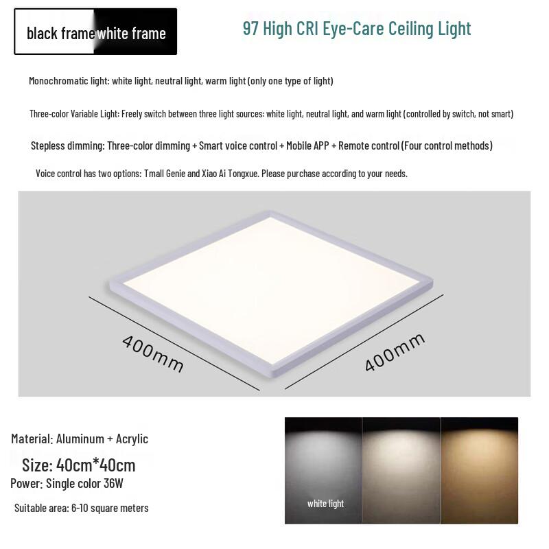 Li Shen Ultra-thin Eye-protection Minimalist Ceiling Lamp