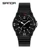 Sanda Fashion Couple Watches: Fresh, Versatile, Waterproof, Night Vision Luminous Style for Men & Women
