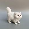 Cute Faux Plush Simulation Cat Animal Model Crafts Car Ornaments Gifts Home Decoration Children's Birthday Party Gift Supplies