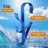 Space Saving Pool Tool Storage Pole Hanger, Above Ground Hook, Heavy Duty Anti Chlorine Plastic Hook Holder for Skimmer, Vacuum Cleaning Tools,