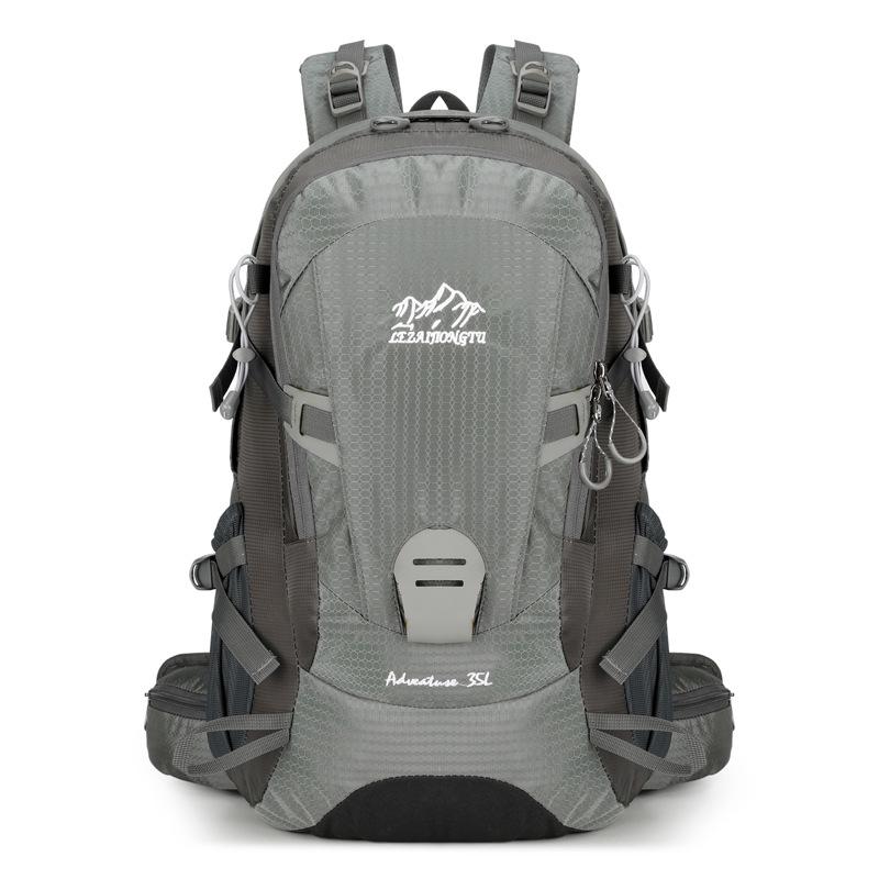 2026 Large Capacity Outdoor Hiking Backpack with Suspended Back System 32x23x51 cm серый