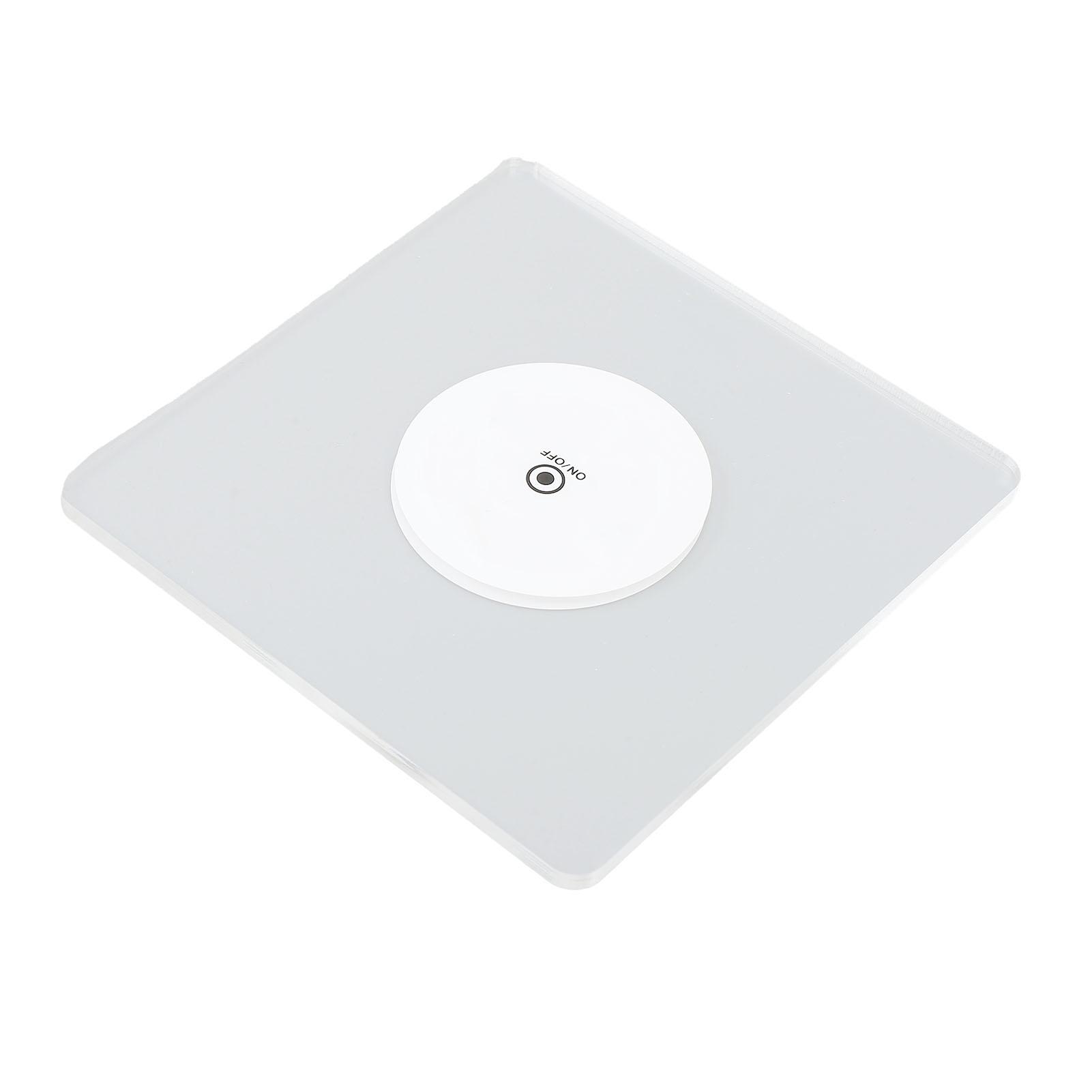 

Прозрачная светодиодная подставка 3 режима Белый свет Светодиодная подставка для чашки Нескользящая 300 мАч Светодиодная подсветка для подстаканника