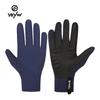 Ykyw Autumn and Winter Cycling Gloves Long-Finger Fleece Warm Gloves for Men and Women Road Mountain Bike Windproof Water-Repellent Shock-Absorbing