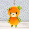 Shinada Drop Bear Plush Toy (with Ball Chain) Orange
