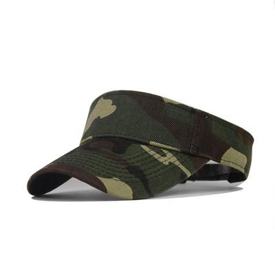 Camouflaged Sun Hats  Adjustable Sun Protection Breathable Visor Caps For Women Men Spring Summer Outdoor Sports Hiking Arny Cap