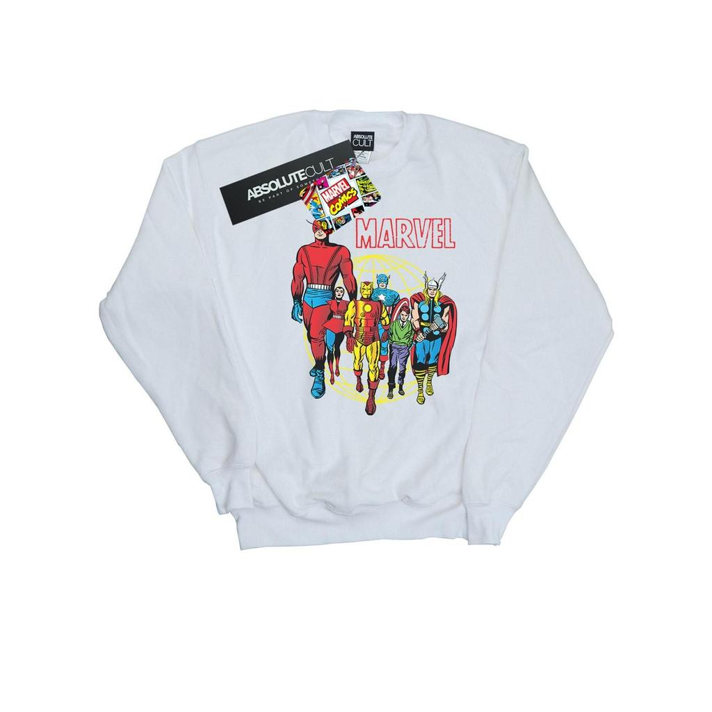 Marvel Comics Mens Atlas Group Sweatshirt
