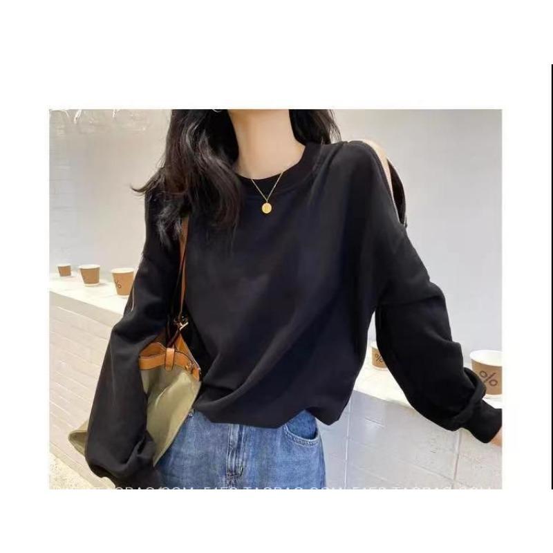 Women S Oversize Thin Autumn Long Sleeve Zip Off Shoulder Hoodie Loose Fit Solid Top