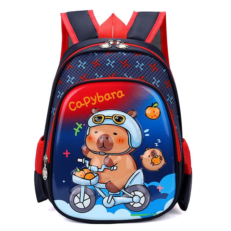 Kapibara children's schoolbag cute cute kindergarten schoolbag boys and girls backpack can do big goods