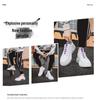 Men's Lightweight White Sneakers - Autumn Casual, Trendy & Breathable with Non-slip Thick Soles