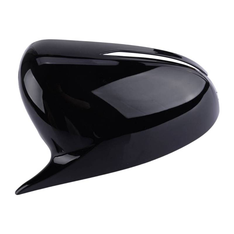 1 Pair Glossy Black Side Rearview Mirror Cover Trim Cap Fit for Genesis G70 2017 2018