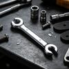 8 X 10 Mm Flare Nut Wrenches with Double Ended Slotted Rings Heads, Stainless Steel Line Tool for Brake and Fuels Line Repair Tasks At Homes