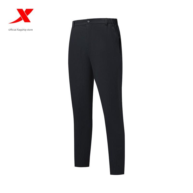 Xtep Men s Sports Pants 2025 Summer New Running Fitness Pants Woven Sports Long Pants L