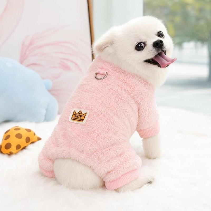 Fashion Winter Dog Warm Clothes Fleece Windproof Dogs Coat Thickened Soft Dog Hiking Jacket for Small Medium Dog