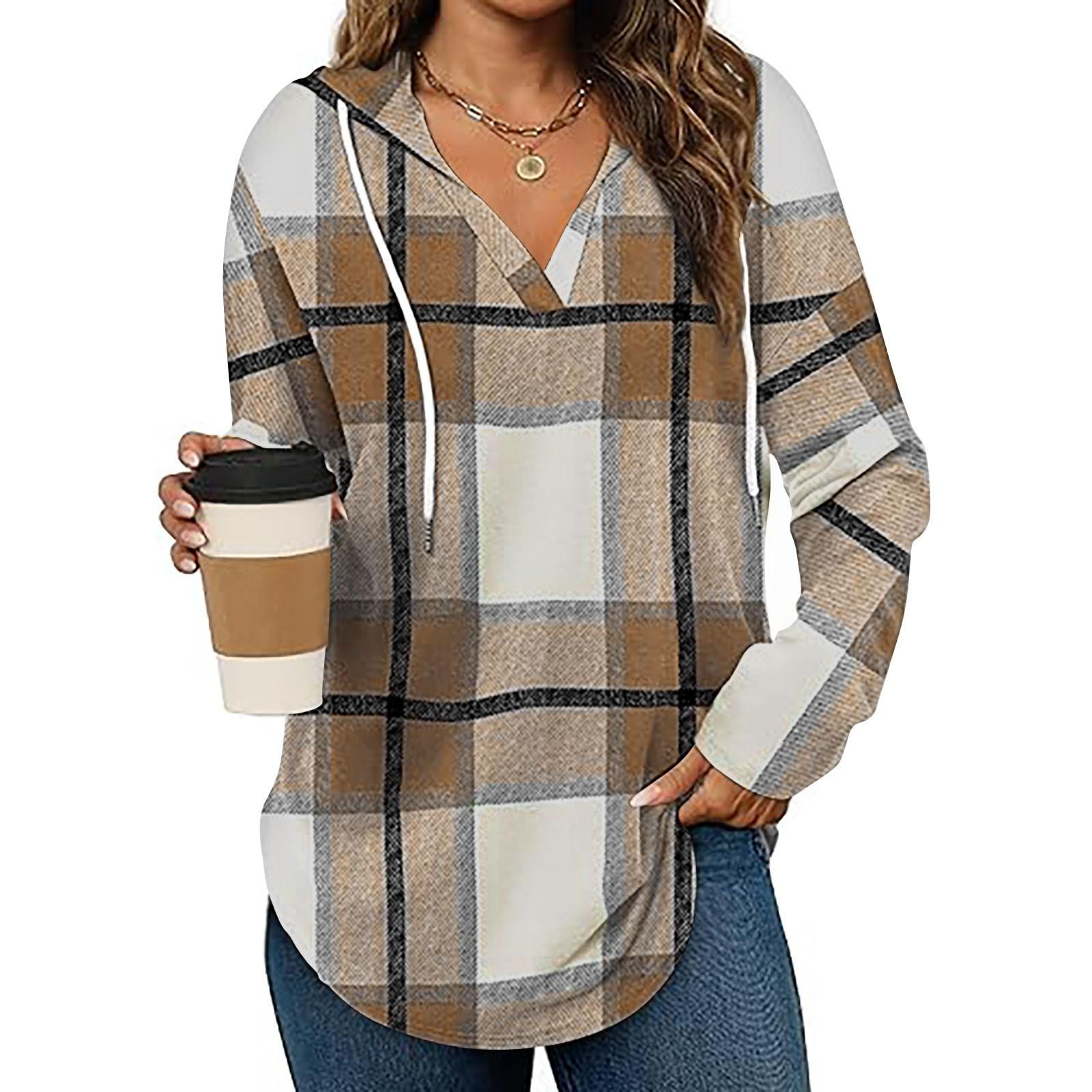 

Женская мода Топы Толстовки Для Женщин Пуловеры Большие Толстовки Длинные Рукава Рубашки Свободный Покрой XXL хаки