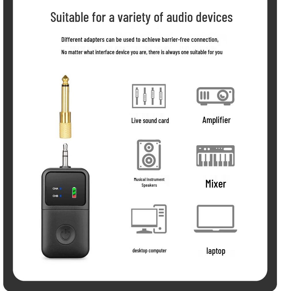 Saxophone & Erhu Wireless Microphone for Professional Outdoor Stage Performances