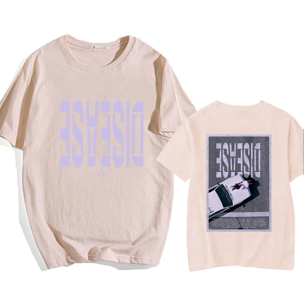 Lady Gaga Disease Graphic Tshirts Short Sleeve Summer Teeshirt Round Neck Unisex Women Soft Tshirts Printing Comfortable Tees