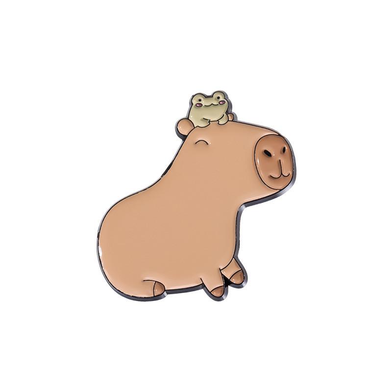 Animal Versatile Capybara Pins Set Perfect For Collectors Looking For Unique Pieces Decorative
