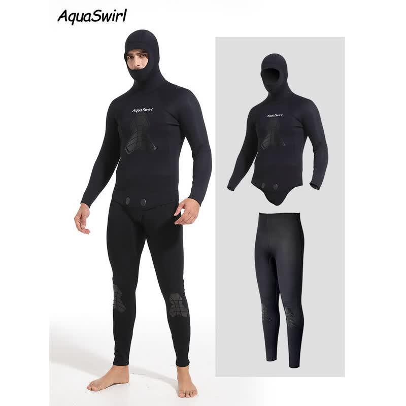 AQUASWIRL Men s 5mm Two-Piece Diving Wetsuit M