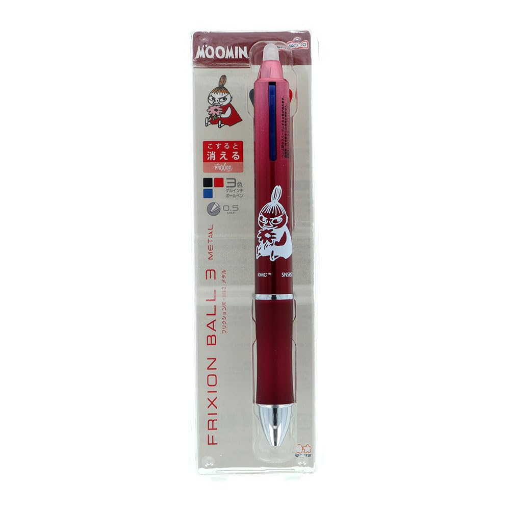 Stationery Moomin Goods Ballpoint Pen Frixion 3 Metal Little My S4659597 Sun-Star Multi-color