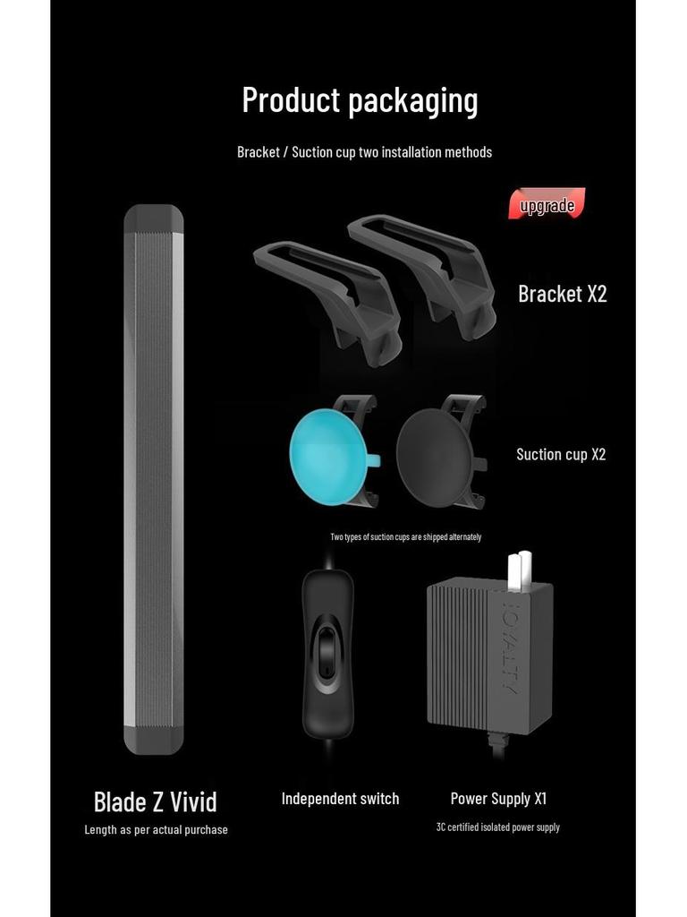 Ji Yin Waterproof LED Light for Native Fish Tanks, Algae Control, Submersible Stream Tank Lighting